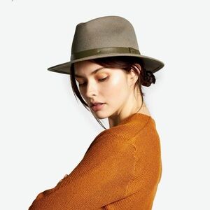 Brixton Messer Fedora in Sage